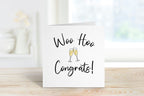 Woo Hoo Congrats Greetings Card - The Gifted Panda