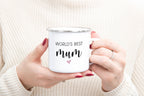 World's Best Mum Enamel Mug - The Gifted Panda