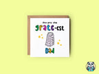 You Are the Grate - est Dad Card - The Gifted Panda
