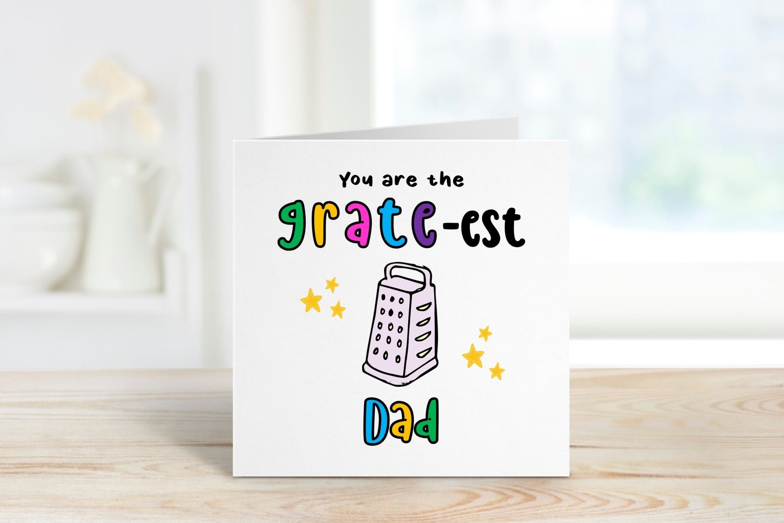 You Are the Grate - est Dad Card - The Gifted Panda