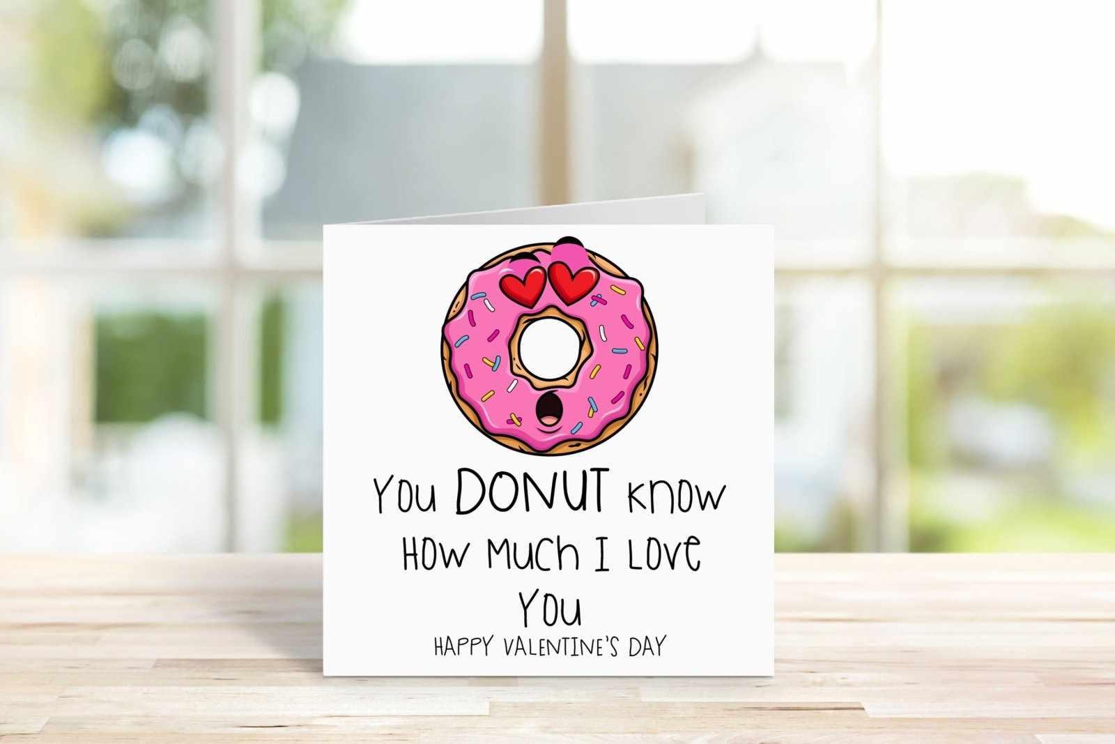 You Donut Know How Much I Love You Greetings Card Secondary image