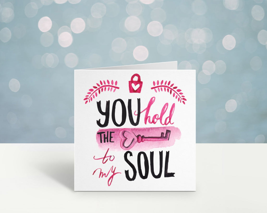 You Hold The Key To My Soul Card - The Gifted Panda