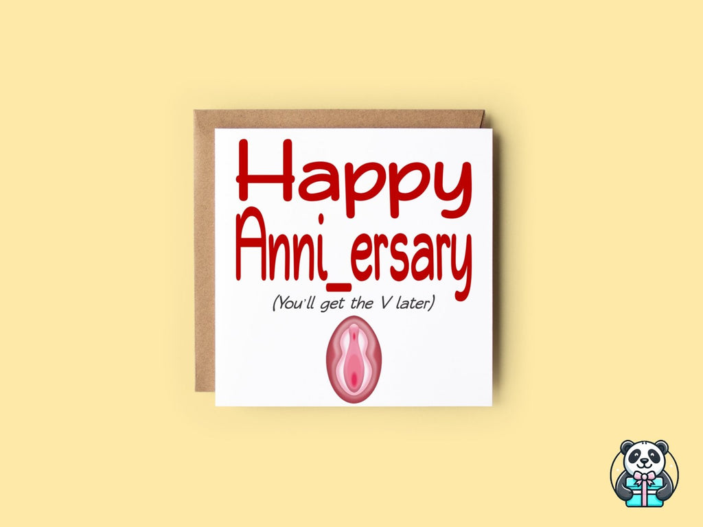 You'll Get the V later Anniversary Card - The Gifted Panda