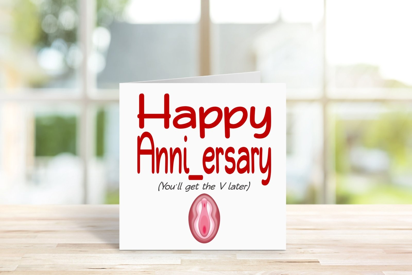 You'll Get the V later Anniversary Card - The Gifted Panda