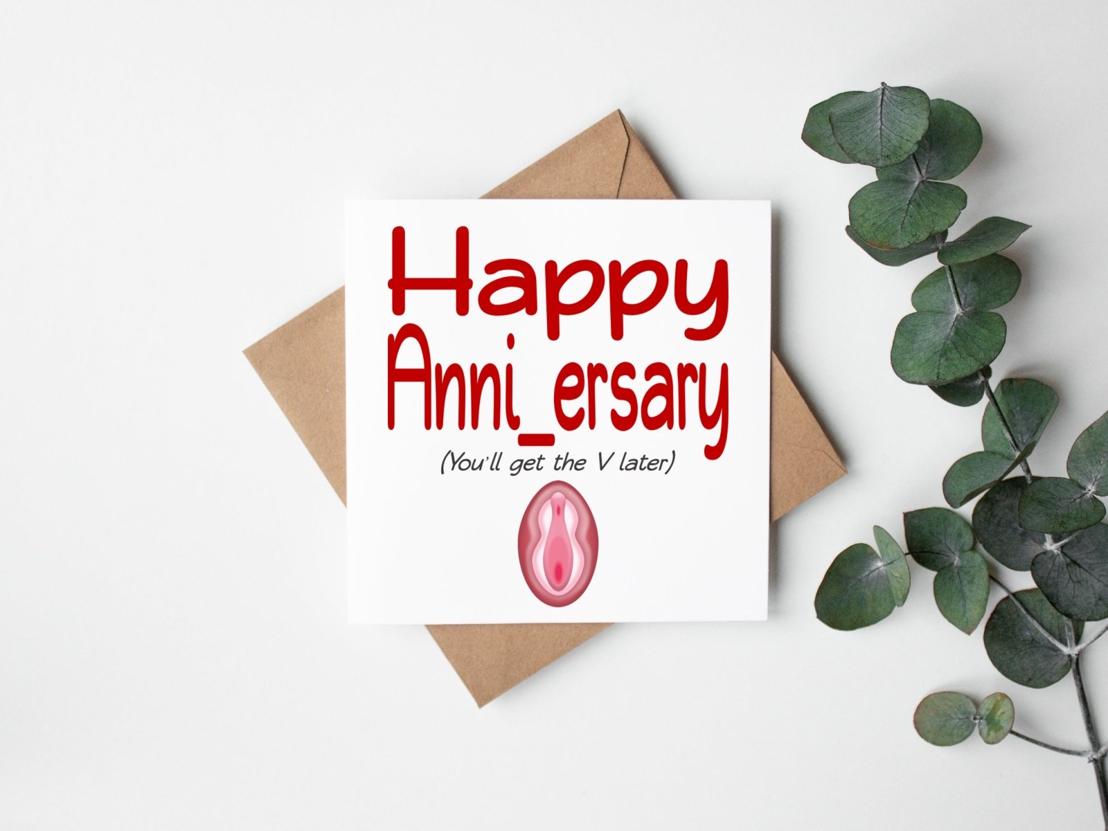 You'll Get the V later Anniversary Card - The Gifted Panda