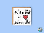 You're A Bitch Dick Twat C*nt Greetings Card - The Gifted Panda