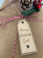 4 Insult Reusable Wooden Gift Tags - The Gifted Panda