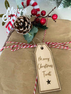 4 Insult Reusable Wooden Gift Tags - The Gifted Panda