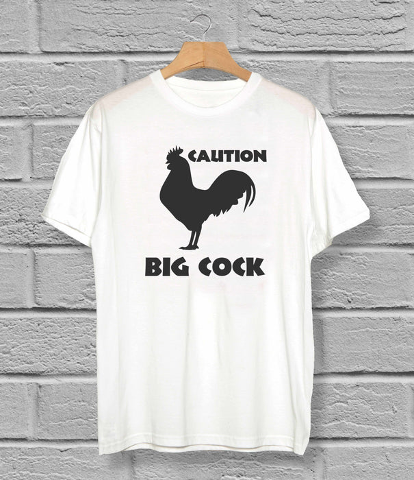 Caution Big Cock T-Shirt