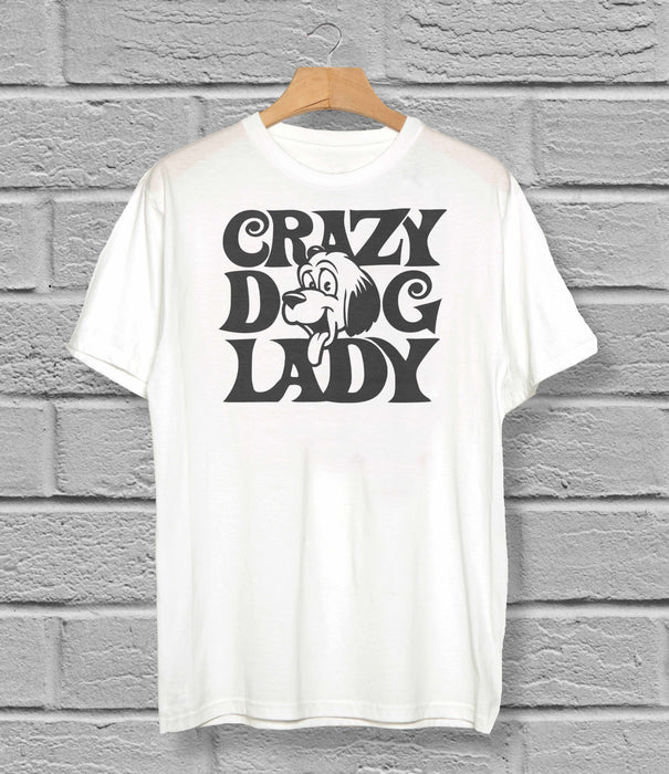 Crazy Dog Lady Womens T-Shirt