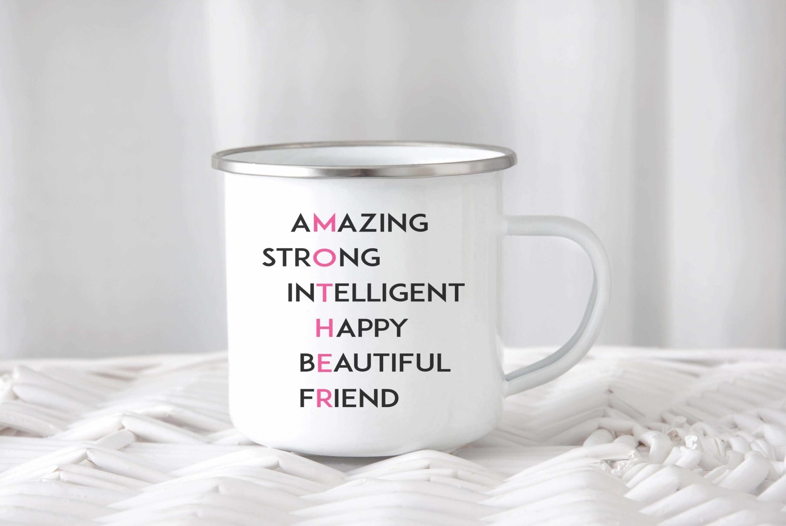 Acronym Mother Definition Enamel Mug - The Gifted Panda Main image