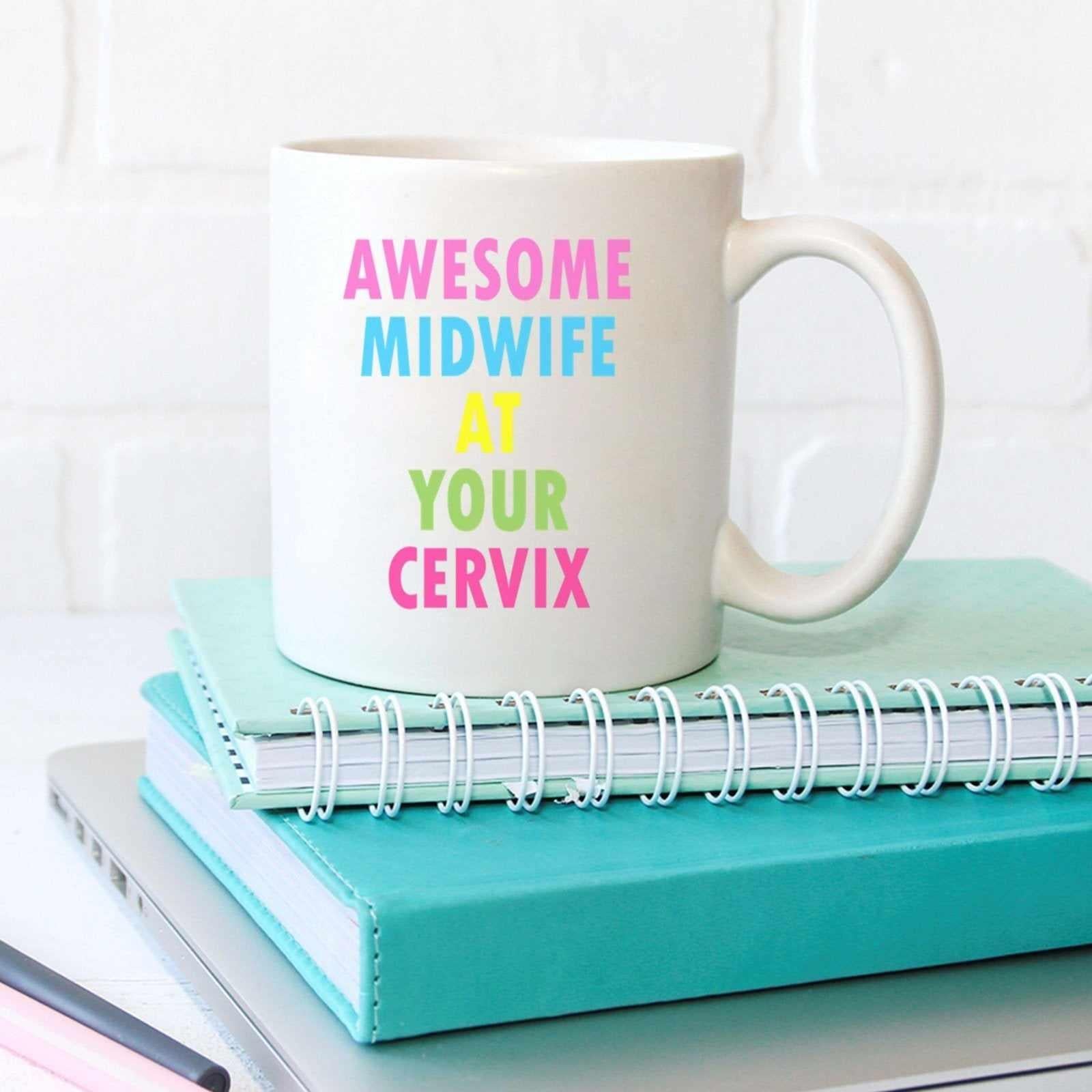 Awesome Midwife At Your Cervix - Mug - The Gifted Panda Main image