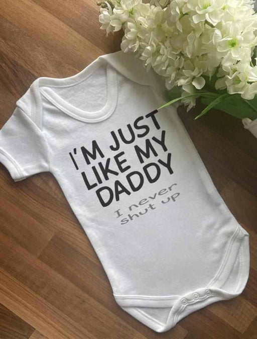 Just Like My Daddy Baby Vest