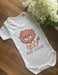 Personalised Lion Baby Vest