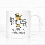 Best Dad Crafted To Perfection Mug - The Gifted Panda