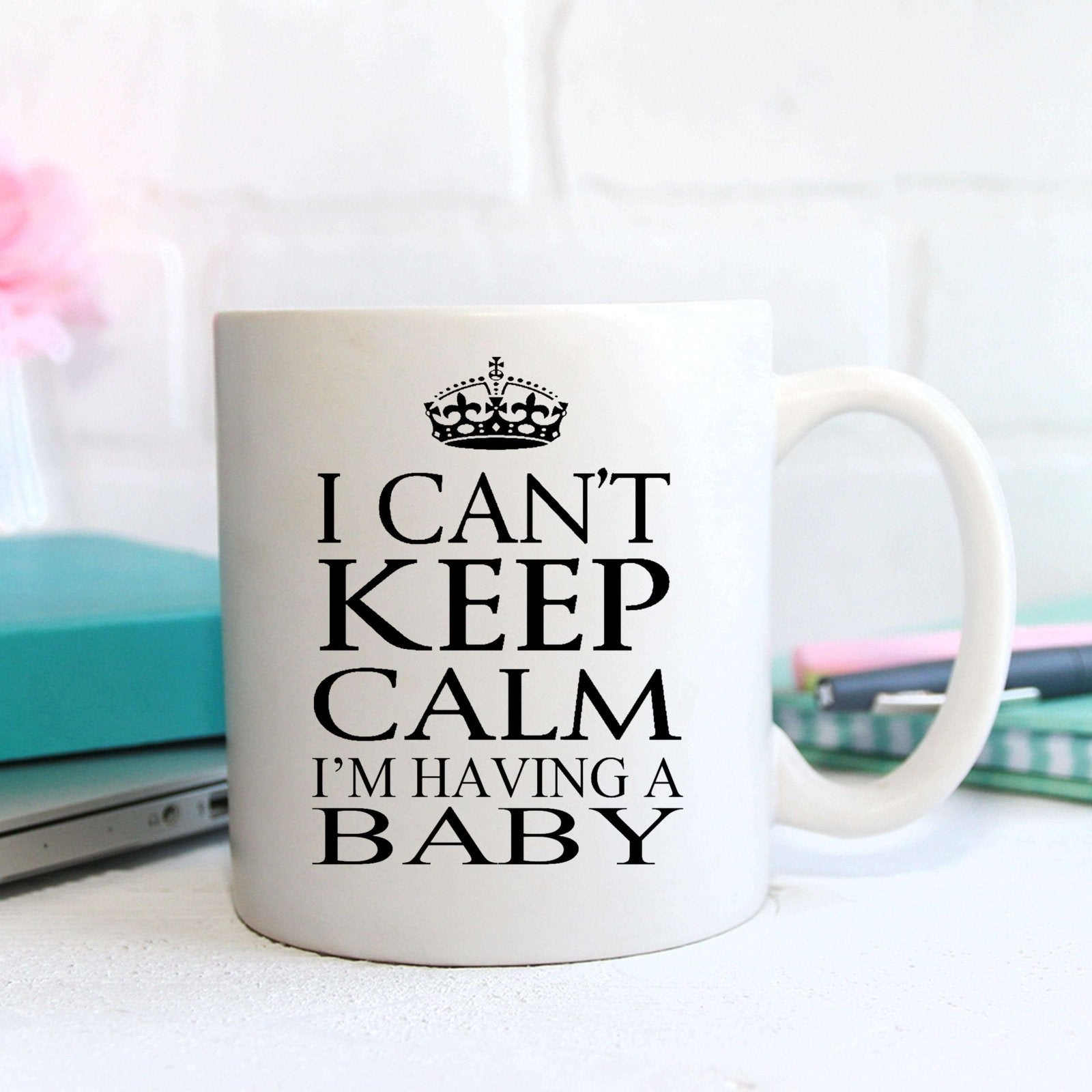 Can't Keep Calm - Baby Mug - The Gifted Panda