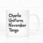 Charlie Uniform November Tango - Mug - The Gifted Panda