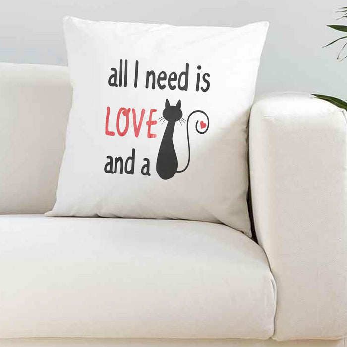 All I Need Is Love Silky Cushion Cover
