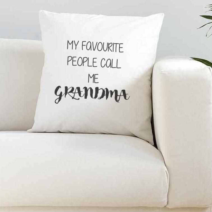 Favourite People Call Me Nanny/Grandma Super Soft Cushion