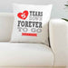 Forever To Go, Personalised Soft Cushion