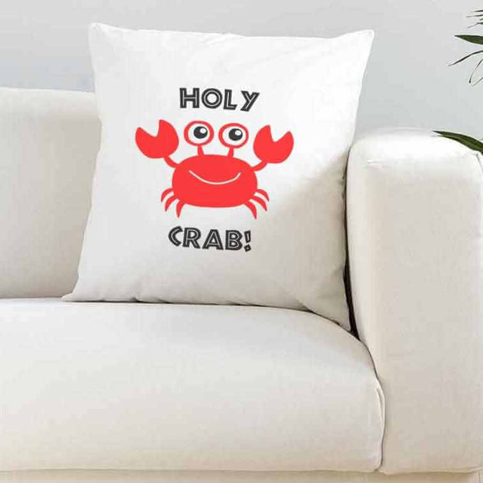 Holy Crab Silky White Cushion