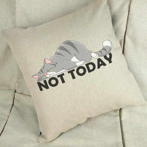Not Today Linen Cushion Cover