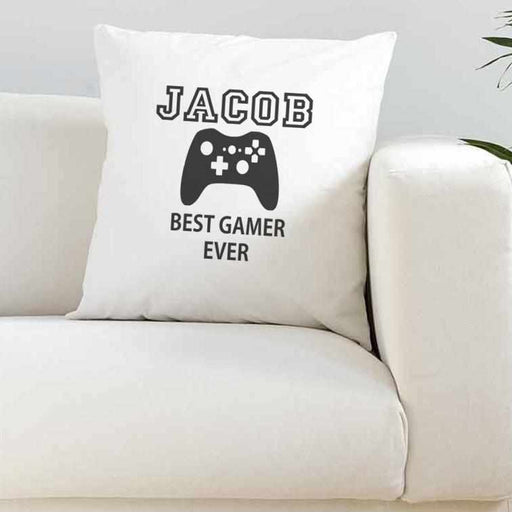 Personalised Best Gamer Ever Super Soft Cushion