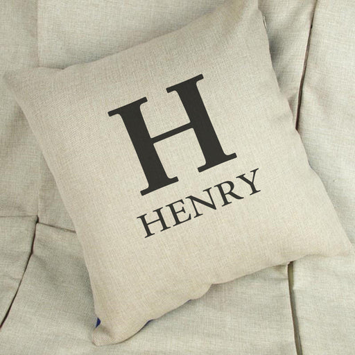 Personalised Letter Cushion Cover