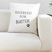 Personalised Reserved For Pet Super Soft Cushion Cover