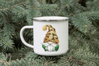 Gnome Christmas Enamel Mug - The Gifted Panda