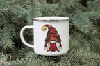 Gnome Christmas Enamel Mug - The Gifted Panda