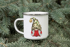Gnome Christmas Enamel Mug - The Gifted Panda