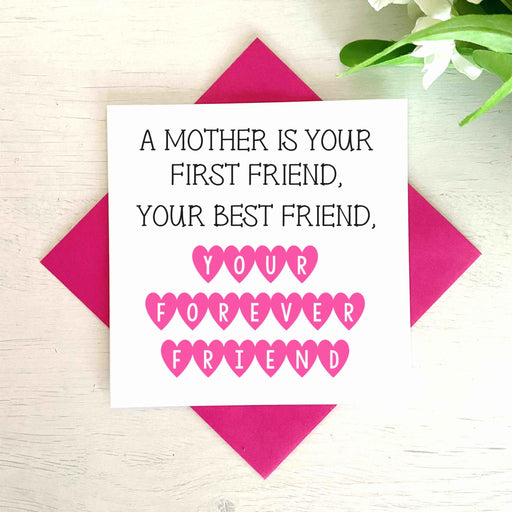 A Mother Is Your First Friend Card Greetings Card The Gifted Panda