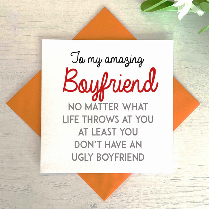At Least You Don't Have An Ugly Boyfriend Greetings Card Greetings Card The Gifted Panda