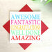 Awesome Fantastic Congratulations Greetings Card Greetings Card The Gifted Panda