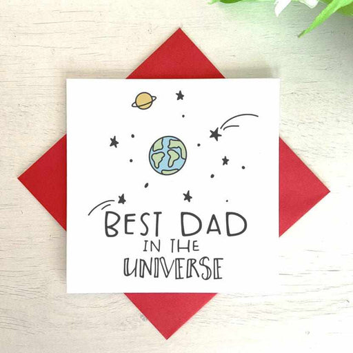Best Dad In The Universe Card Greetings Card The Gifted Panda