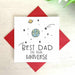 Best Dad In The Universe Card Greetings Card The Gifted Panda