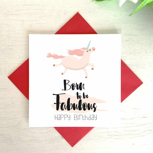 Born To Be Fabulous Birthday Card Greetings Card The Gifted Panda