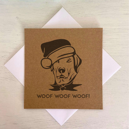 Christmas Dog Greetings Card
