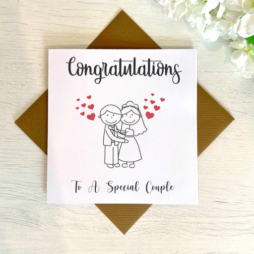 Congratulations To A Special Couple - Wedding Card Greetings Card The Gifted Panda