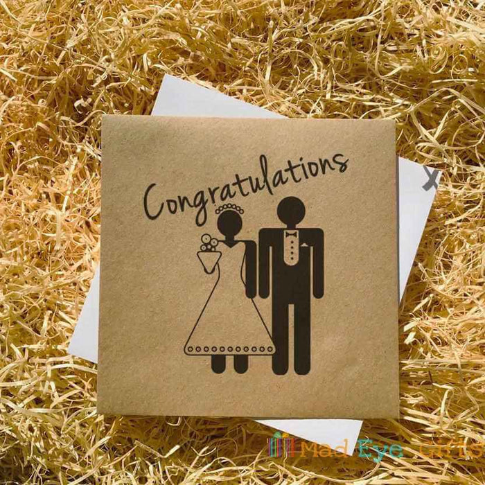 Congratulations - Wedding Greetings Card