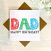 Dad Happy Birthday Scribble Greeting Card