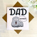 Dad You Rock Greetings Card