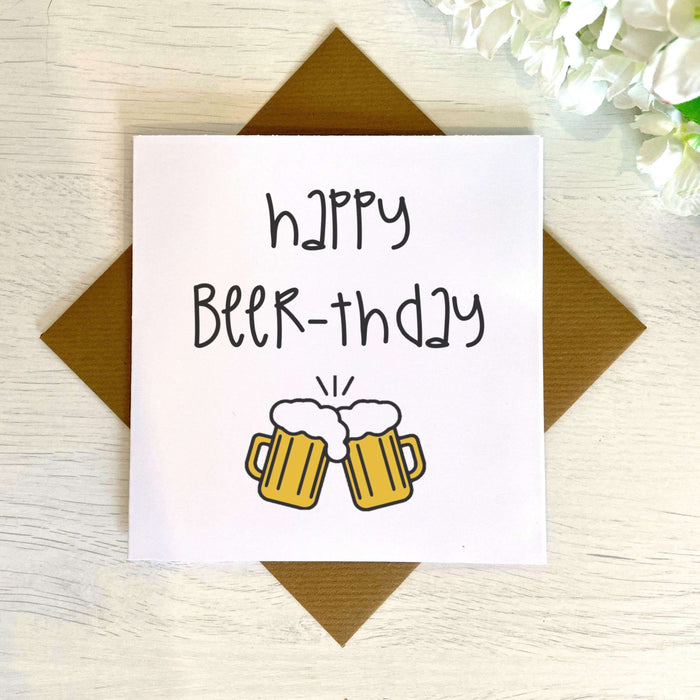 Happy Beer-thday Birthday Card