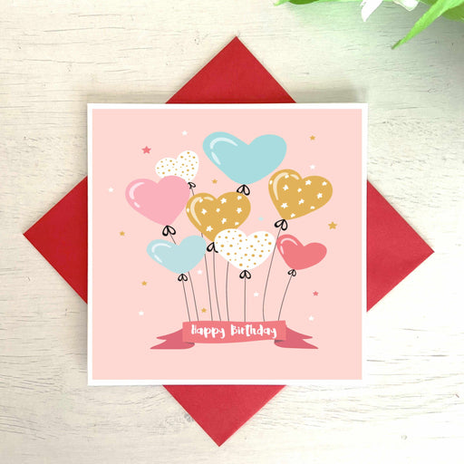 Happy Birthday Balloons Greetings Card Greetings Card The Gifted Panda