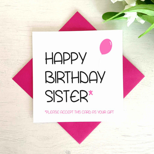 Happy Birthday Sister Card Greetings Card The Gifted Panda