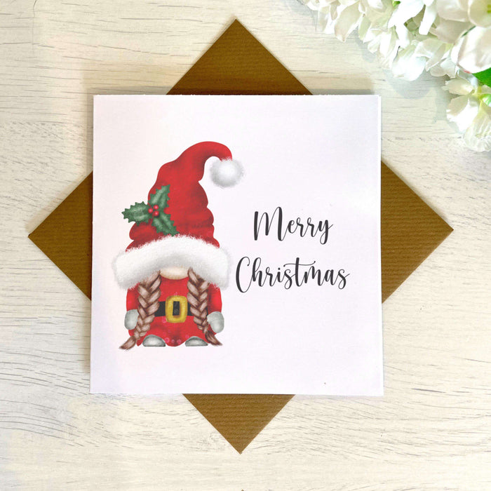 Merry Christmas Gnome - Greeting Card