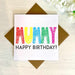 Mummy Happy Birthday Scribble Greeting Card
