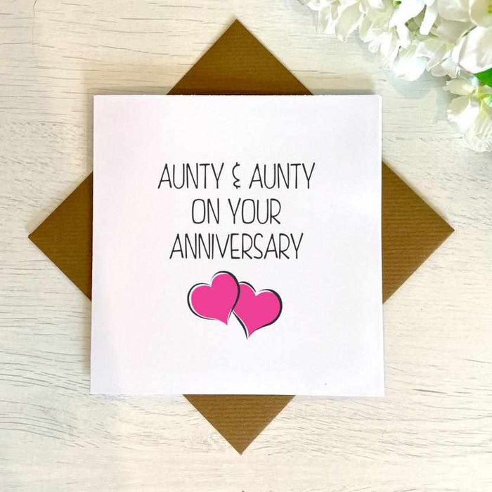 On Your Anniversary Aunty/Aunty Card