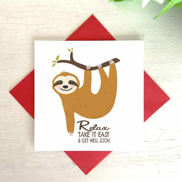 Relax & Get Well Soon Card Greetings Card The Gifted Panda
